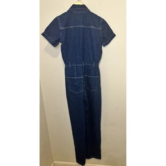Reformation Blue Denim Jumpsuit - Picture 8 of 11